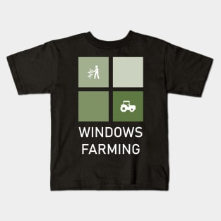 Windows Farming Kids T-Shirt